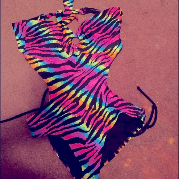 OP Other - OP Tankini One Piece Rainbow Animal Print